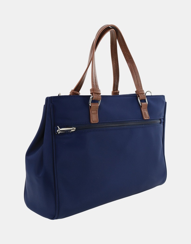 Pierre Cardin - Pierre Cardin RFID Anti-Theft Nylon Mini Tote with Crossbody