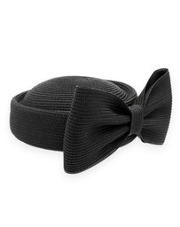 Morgan & Taylor - Tara Racewear Pillbox Hat in Black