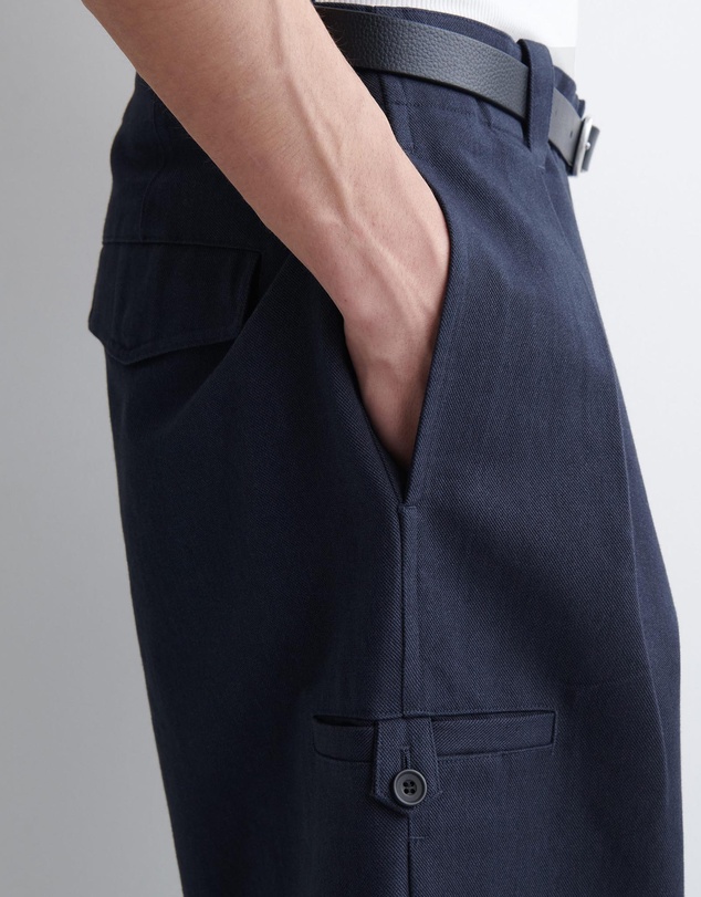 COS - Cotton-Blend Barrel-Leg Utility Trousers