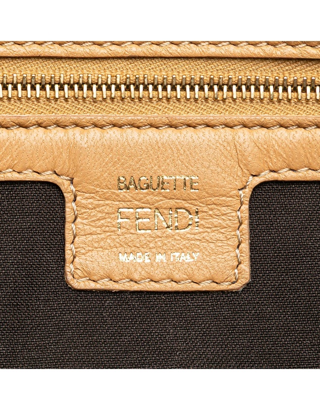 Pre-Loved by Azura Reborn - Pre-Loved fendi Embossed Leather Shoulder Bag with Adjustable Strap and Metal Hardware