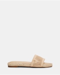 Tommy Hilfiger - Knit Mesh Espadrille Mules - Women's