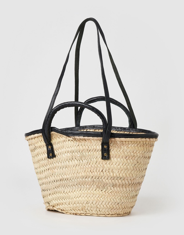 Miz Casa and Co - Mini Imogen Basket Bag Black