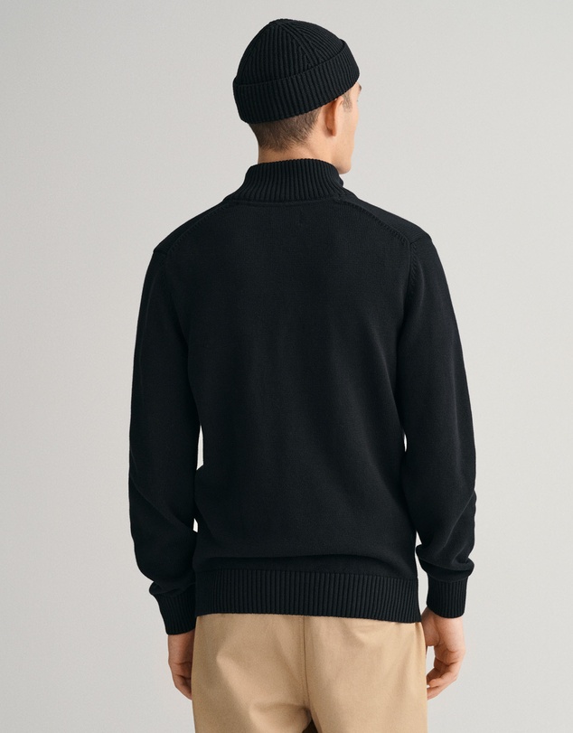 Gant - Casual Cotton Half-Zip Knit