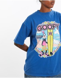 Vintage by The Real Deal - Pre Loved - Vintage 90s Disney Goofy 'Surf Guru' Tee