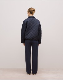 Trenery - Quilted Shell Jacket in Night Sky