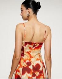 Lover - Tacita Linen Midi Dress