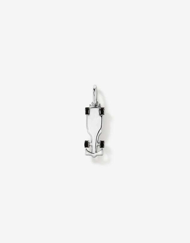 Michael Hill - Teal Racing Car Pendant in Sterling Silver