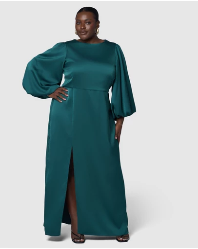 Pink Dusk by Curve Project - Enamoured Maxi Dress