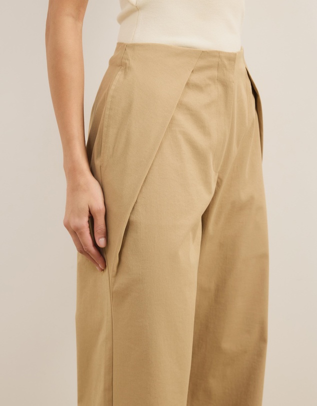 Atmos&Here - Olivia Pleated Wide Leg Tailored Pants