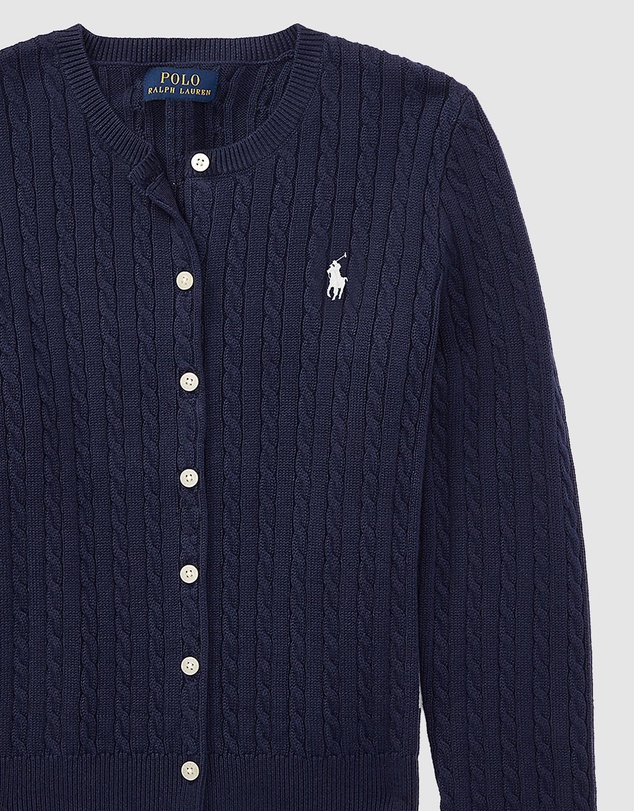 Polo Ralph Lauren - Mini-Cable Cotton Cardigan - Teens