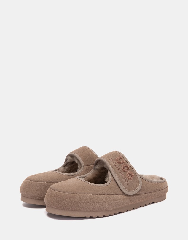 EVERAU - Australian Shepherd Ugg Velly Cow Suede Upper House Shoes