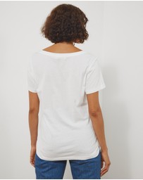 Atmos&Here - Organic Cotton Scoop Neck Tee