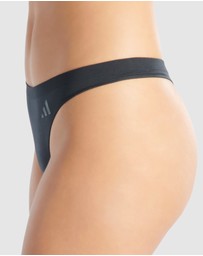 adidas Sportswear - 3 Pack Active Seamless Thong Underwear