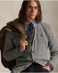 Polo Ralph Lauren - Cable-Knit Wool-Cashmere Cardigan