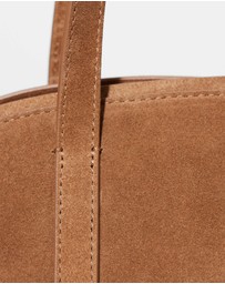 & Other Stories - Suede Bowling Bag