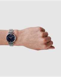 Emporio Armani - Silver-Tone Analogue Watch