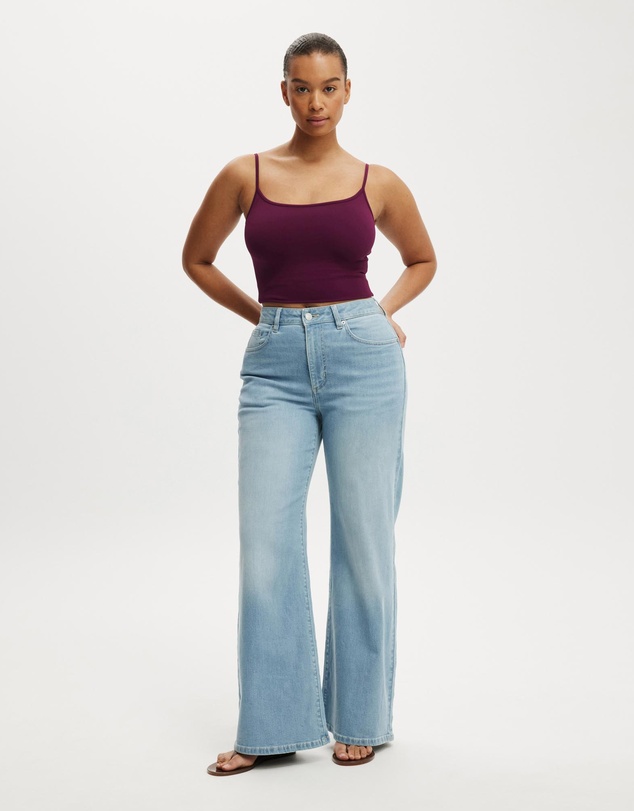 Cotton On - Curvy Stretch Wide Jeans