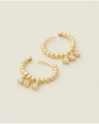 Native Sol - Sage Diamond Earrings