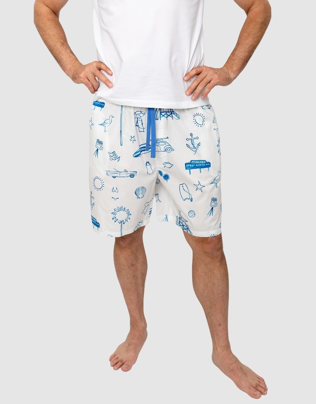 Sant And Abel - Men's Nathan Turner Malibu Sleep Shorts