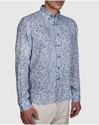 Abelard - Fiori Linen Classic Fit Shirt