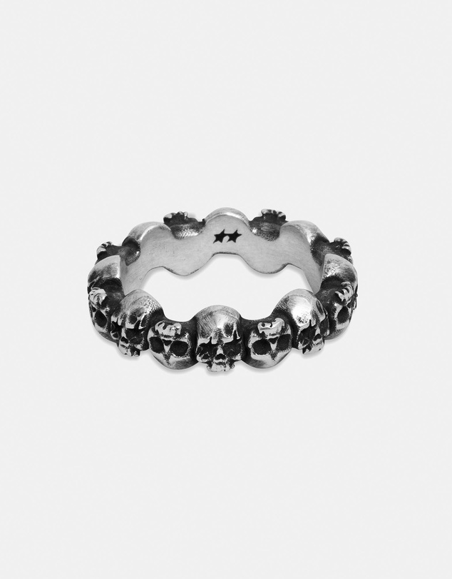 TwoJeys - Stacked Skull Ring