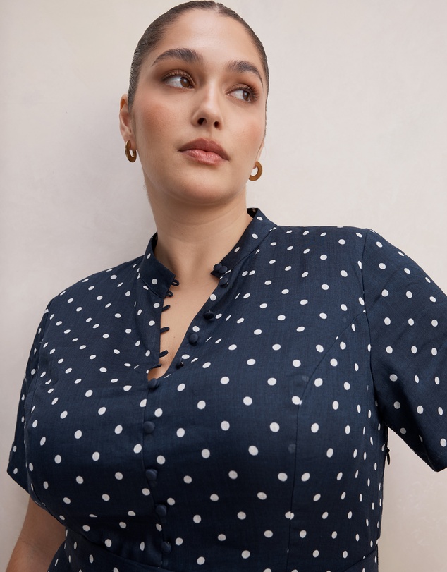 Forever New Curve - Therese Curve Short Sleeves Midi Dress