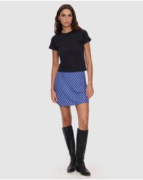 Thrills - High Speed Check Mini Skirt