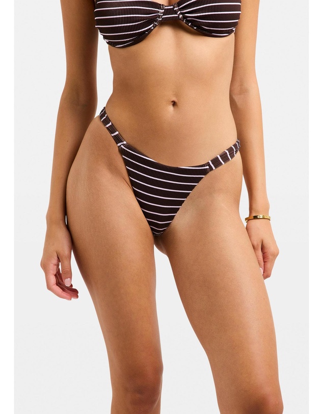 Subtitled - Rib Thick Band Bikini Bottom