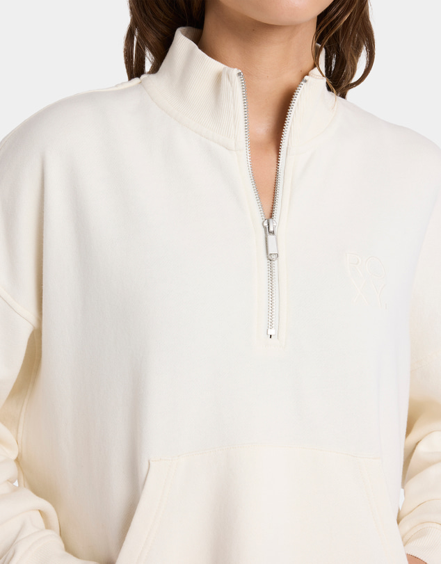 Roxy - Womens Movin Up Half Zip Fleece Jumper