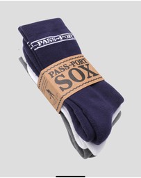 PASS~PORT - Hi Sox 3 Pack