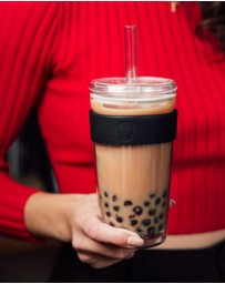KeepCup - Longplay Cold Cup 16oz Reusable Coffee Cup with Boba Straw Lid