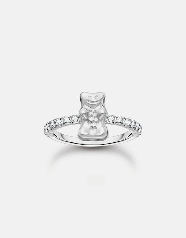 THOMAS SABO - THOMAS SABO Ring with Silver HARIBO goldbear and zirconia