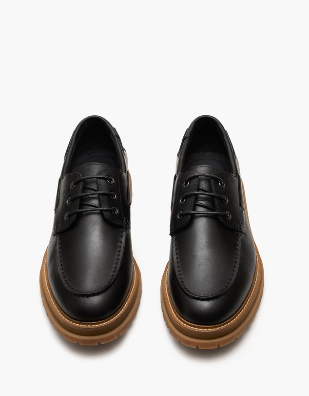 Aquila - Beam Leather Boat Shoes
