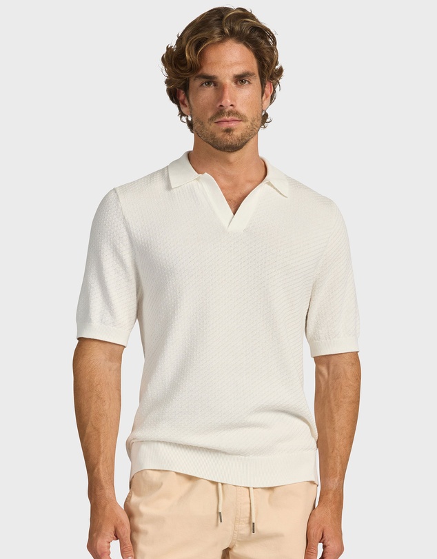 Academy Brand - Jonny Textured Knit Polo