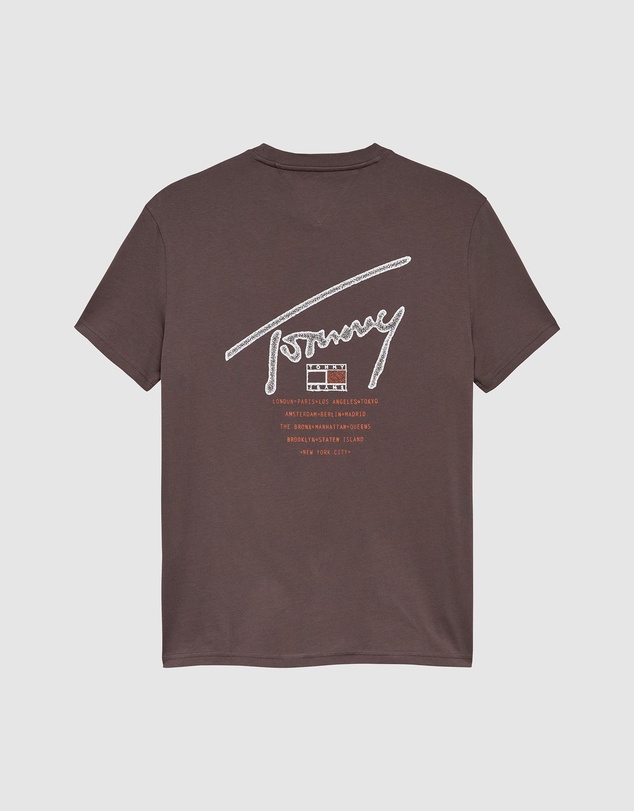 Tommy Jeans - Regular Sign Backprint Short Sleeve T-Shirt