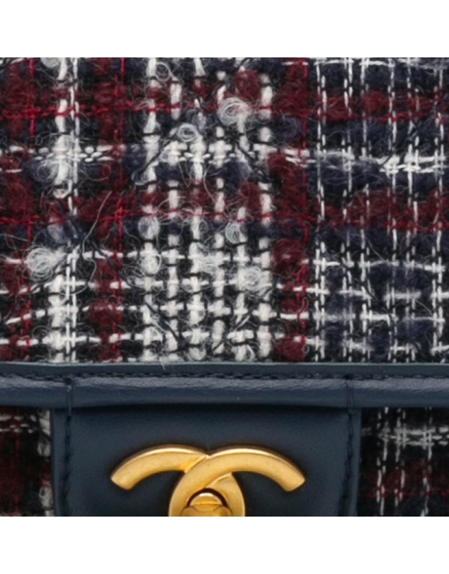 Pre-Loved by Azura Reborn - Pre-Loved Small Tweed School Memory Top Handle Flap