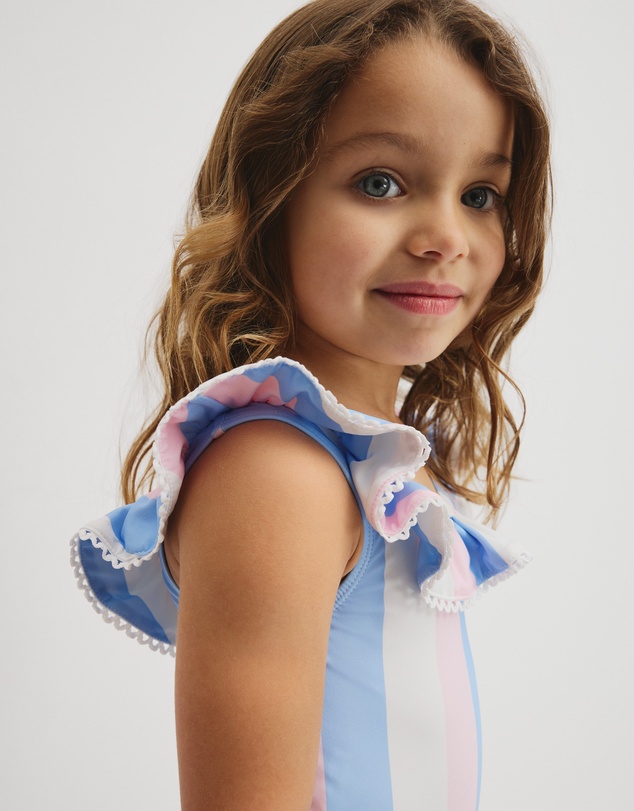 Country Road - Sleeveless Frill Swimsuit