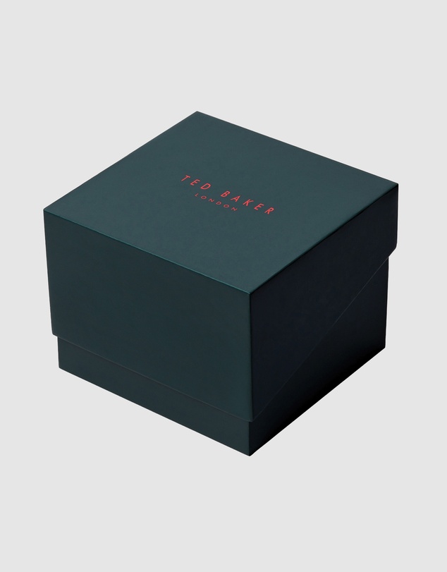 Ted Baker - Irby 40mm Blue Silicone Strap Watch