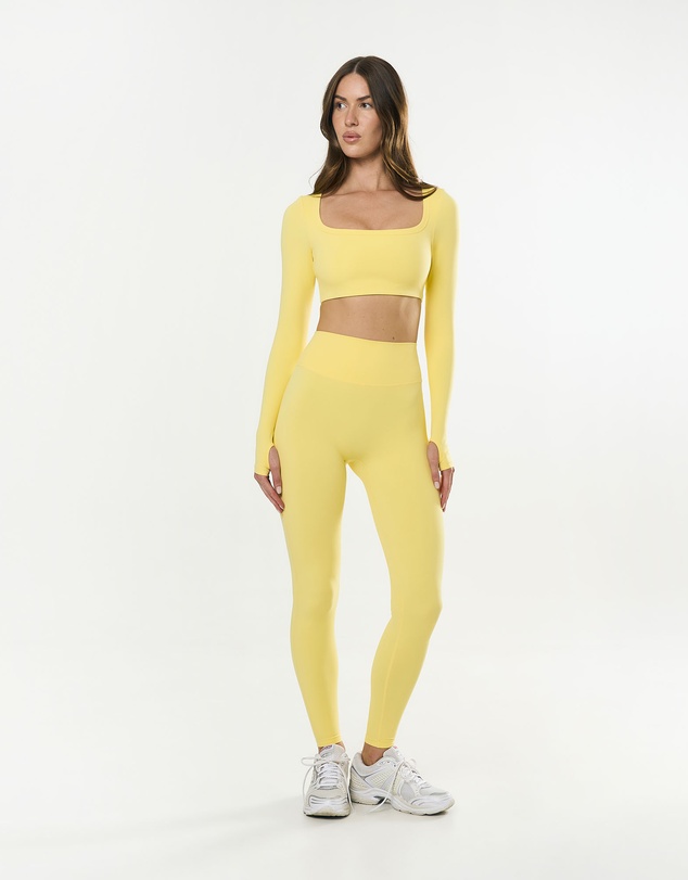 STAX. - Full Length Tights Airlyte - Limoncello