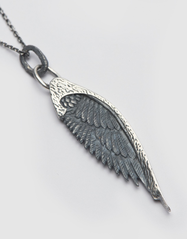 Buck Palmer - Silver Wing Necklace