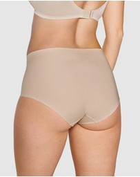 Naturana - Cotton & Modal Seamless High Waist Brief
