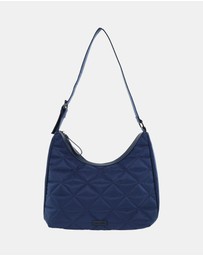 Pierre Cardin - Pierre Cardin Ladies Nylon Geometric Hobo Bag