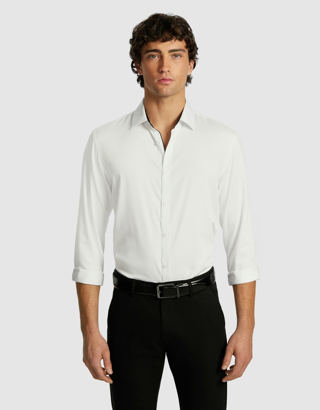 yd. - Heathcoat Slim Bamboo Blend Shirt