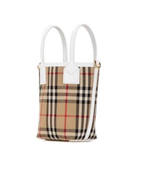 Pre-Loved by Azura Reborn - Pre-Loved burberry Woven Fabric Tote Bag with Handles and Shoulder Strap