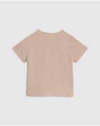 adidas Originals - Regular Waffle Shorts and T-Shirt Set - Babies-Kids