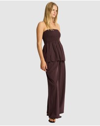 Sea Level Australia - Ripples Shirred Bandeau Top