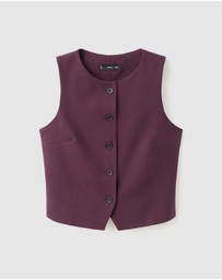 M.N.G - Suit Waistcoat With Buttons