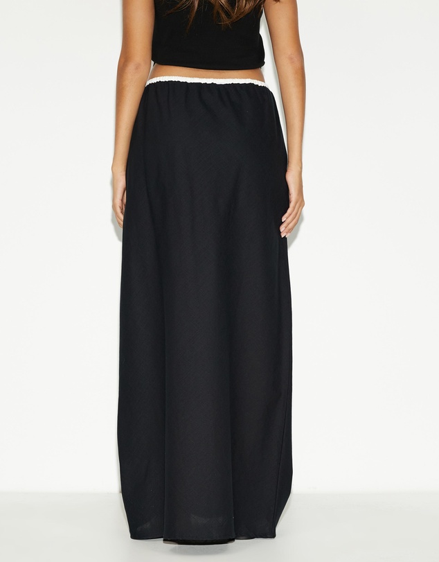 Dazie - Lido Contrast Midi Skirt