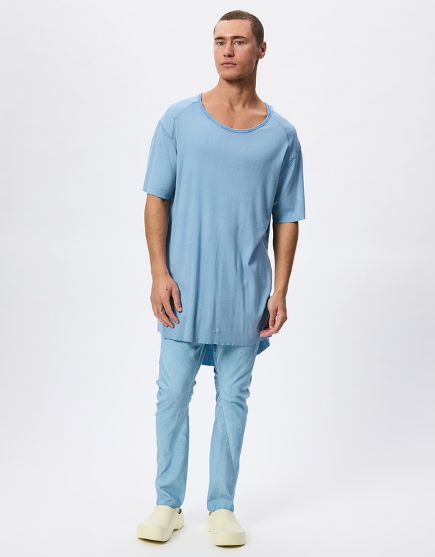 Surrounded By Ghosts - The Arsenic Relaxed Rib Knit Long Tail T-Shirt