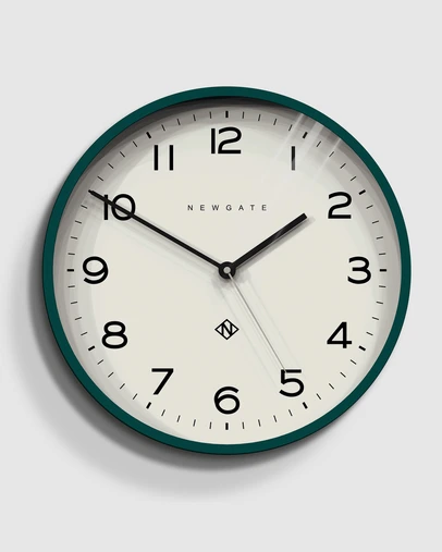 Newgate - Newgate Number Three Echo Wall Clock Green